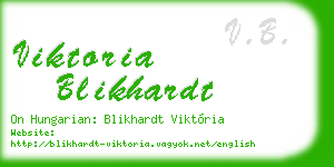 viktoria blikhardt business card