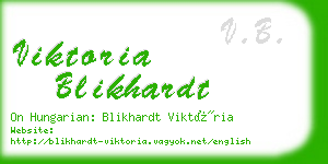 viktoria blikhardt business card